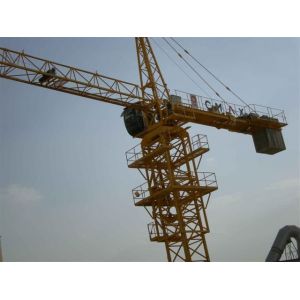8 Tons Potain Tower Crane QTZ80(6010) with 60M Jib length And 125X125X12 Welded
