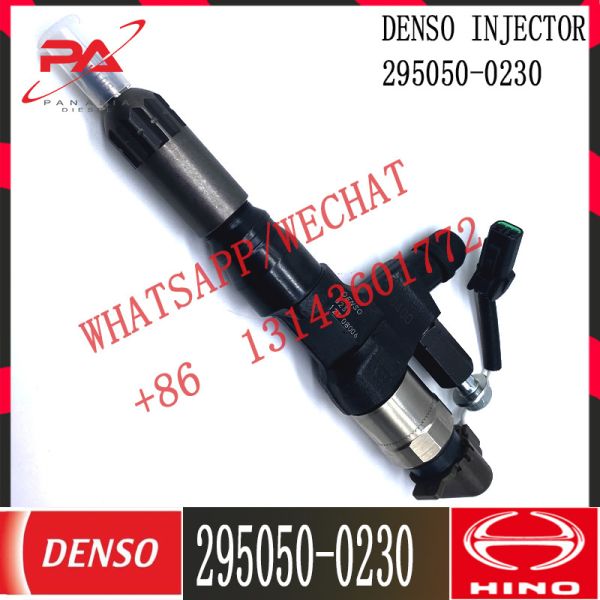 Buy 295050-0230 295050-0231 Common Rail Diesel Fuel Injector For HINO J08E 23670-E0400 at wholesale prices