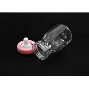 Customized Gradient 250ml Milk Plastic Cosmetic Bottles