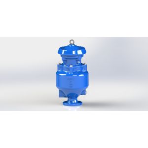 Full Flow Area Sewage Air Release Valve Stainless Steel / Rubber / Ductile Iron