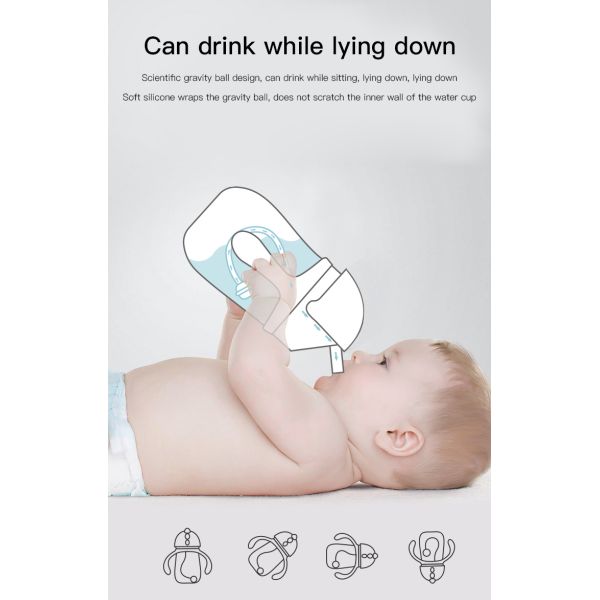 OKADI New Design BPA Free Trittan Carton Custom Plastic Kids Water Bottle, Non Spill Plastic Water Cups With Straw