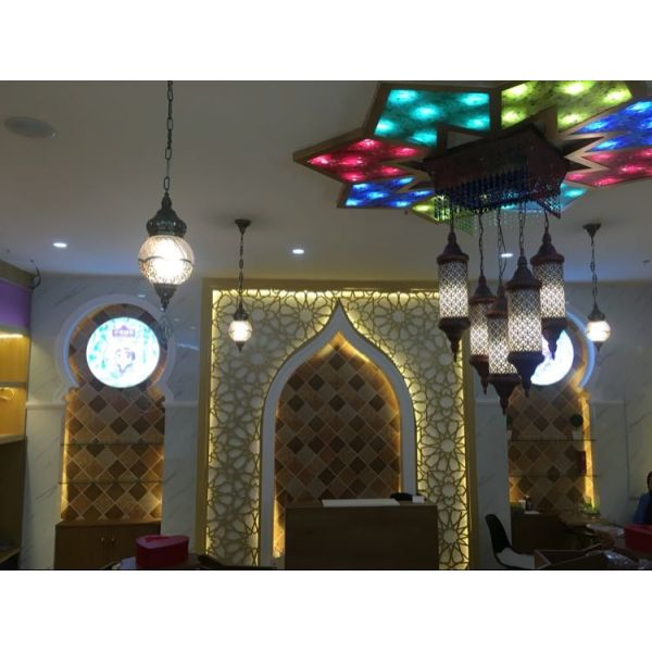 Beautiful Handmade Turkish Mosaic Lamp Single Ball Hanging Lights(WH-DC-21)