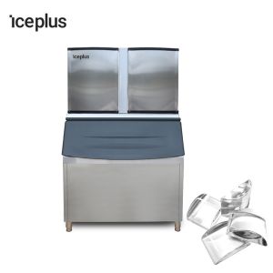 Restaurant Kitchen Crescent Ice Machine Micro Computer Control Easy Operation