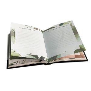 220 Pages Logo Spot UV Coated Hardcover Book Printing