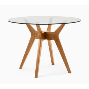 Brown Dining Table Set Furniture Modern Style With Chair