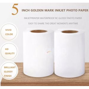 Golden Mark 5 inch 127mm 50m 240g Waterproof RC Glossy dx100 Roll Inkjet Photo
