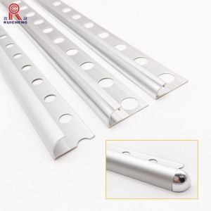 Bronze Aluminum Corner Tile Trim 0.55mm Thickness 6063 Alu Material