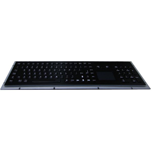 Buy Liquid Proof Industrial Touchpad Keyboard 20mA IP65 Electrophoretic Black at wholesale prices