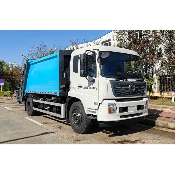 Buy 18000kg with 18cub Trash Compression Bin Garbage Compactor Truck at wholesale prices