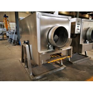 Capacity 200kg/H Batch 0.75kw Power Sesame Roaster