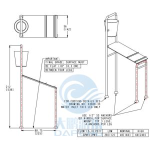 Customized Fiberglass Water Park Pouring Bucket And Galvanized Steel Water