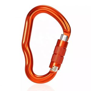 Electrolytic Treatment Finish Heavy Industry Aluminum Carabiner Hook Custom Clip