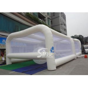Adults energy challenge running inflatable obstacle tent with transparent balls