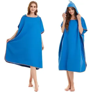 Beach Occasion Microfiber Poncho Towel Lightweight And Absorbent