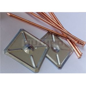 5x160mm Cd Stud Welding Insulation Pins With Square Self Locking Washers For