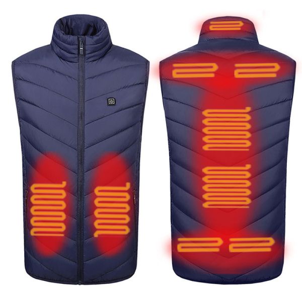 USB 5V Electric Heated Vest Jacket Waterproof Washable Graphene film Material