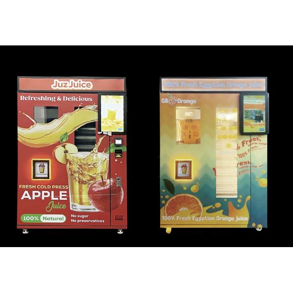 Buy Automatic Lemon Apple Fresh Squeezed Orange Juice Vending Machine with Smart Touch Screen Monitoring System Online at wholesale prices