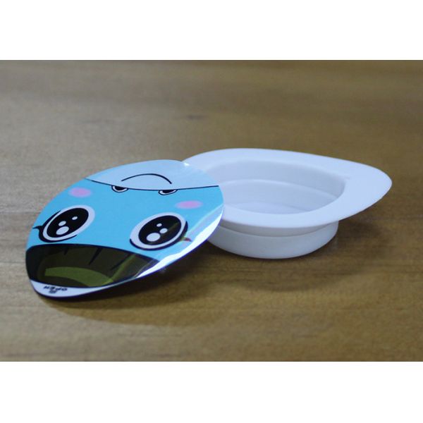 Heart Shaped Small Plastic Containers , Whitening Capsule Sleeping Mask Cup