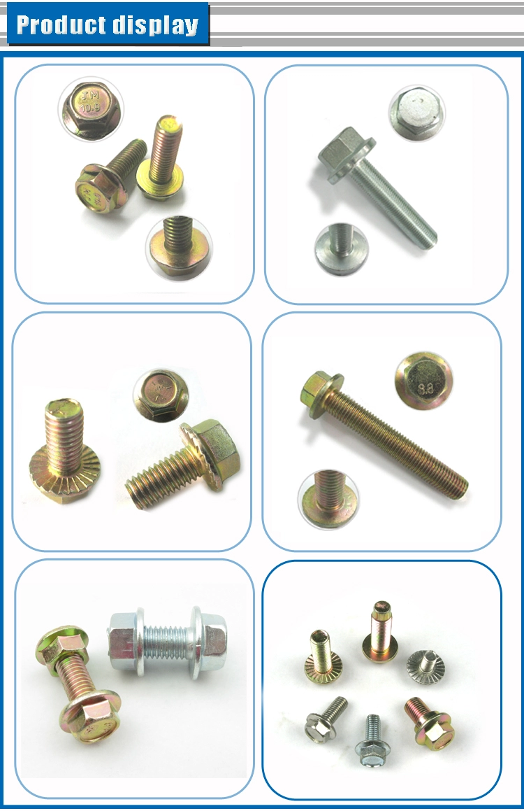 DIN931 Steel Zinc Plated Half Threaded Hex Head Bolts , Partially Threaded Metric Bolts