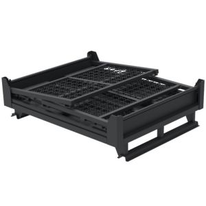 Heavy Duty Fodable Stillage Pallet Cage On Wheels 1200x1000mm