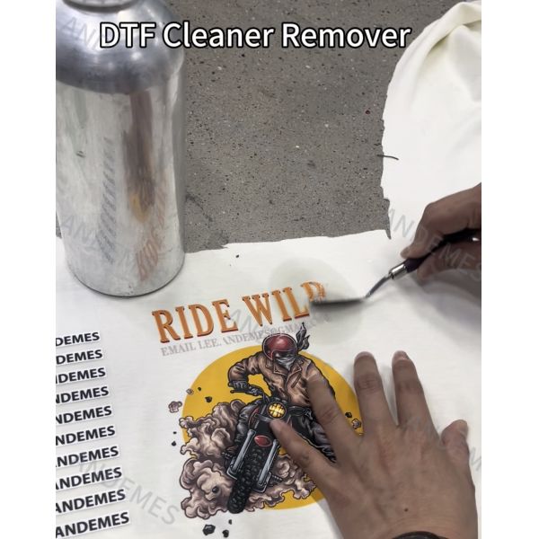 Printing Type Transfer Printing DTF Cleaning Liquid Pattern Remover For LOGO Removal