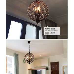 K9 Crystal Pendant Lights Hanging Lamps spherical Tree Leaf floral chandelier(WH