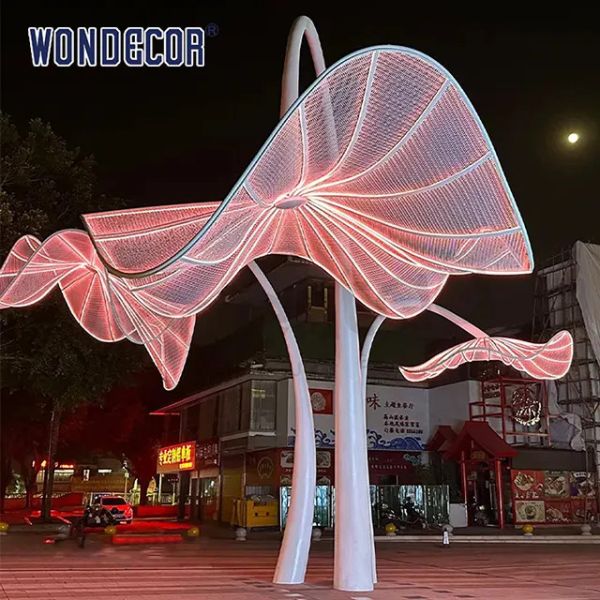 Large Abstract Tree Forged Metal Sculpture WONDERS For Outdoor Decoration