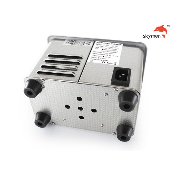 40KHz Industrial Ultrasonic Cleaner 0.8L 60W For Contact Lens / Glass Shaver