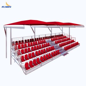 Quality Modular Folding Stadium Seat with Metal Frame and Shelter for sale