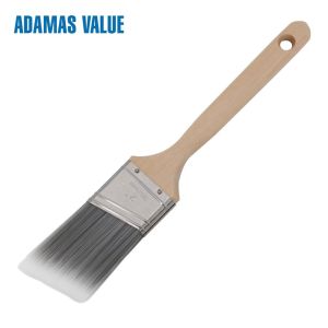 Synthetic fiber paint brush,angled paint brush,long bristle paint brush with