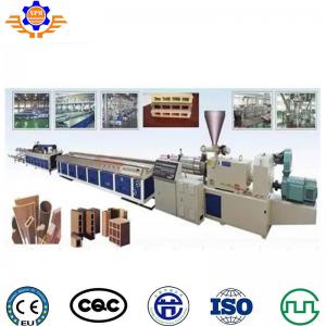 Quality 320Kg/H WPC Pvc Window Profile Extrusion Line/Wpc Upvc Door Frame Making Machine for sale