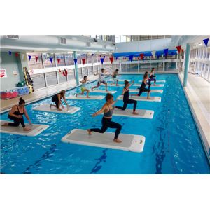 High Durability Inflatable Yoga Mat With Hand Pump And Backpack