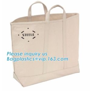 Cotton Canvas Bag With Inner Pocket, Eco Friendly Organic Cotton Canvas Tote Bag