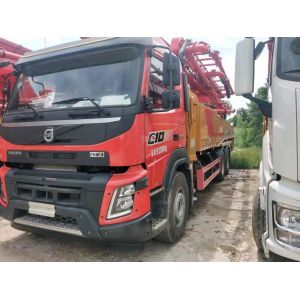 China Sany 52m Volvo Boom Beton Pump Used Cement Pump Truck on sale