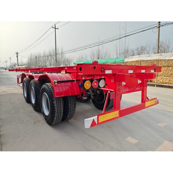 Container 3 Axles 40FT Skeleton Semi Trailer