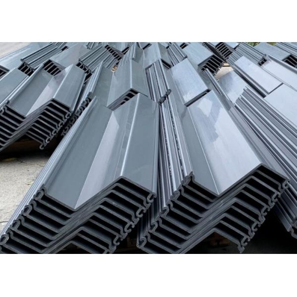 Customization 11mm Pvc Sheet Pile Plastic Profile Upvc Vinyl z shaped plastic