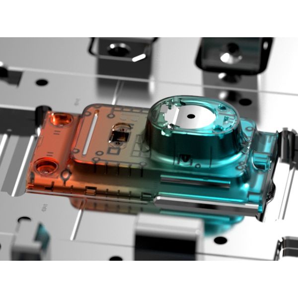 OEM / ODM : Hot Runner Injection Molding & Transparent On-board Rear Housing (1*2) No.23909-B