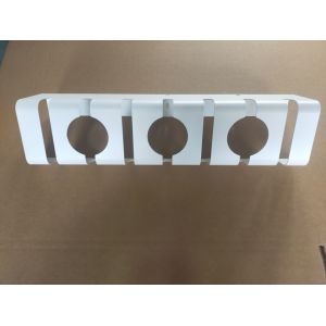 No Drill No Punching Under Desk Flip Down Cable Tray for Living Room 1mm Wire