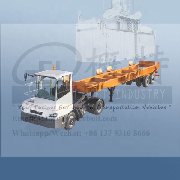 Max Payload of 40T Semi-Trailer for Terminal Container Chassis