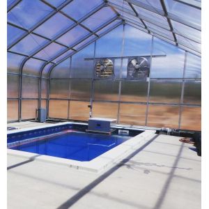 Large Aquaculture Tomato Cucumber Strawberry Hydroponics Greenhouse with High