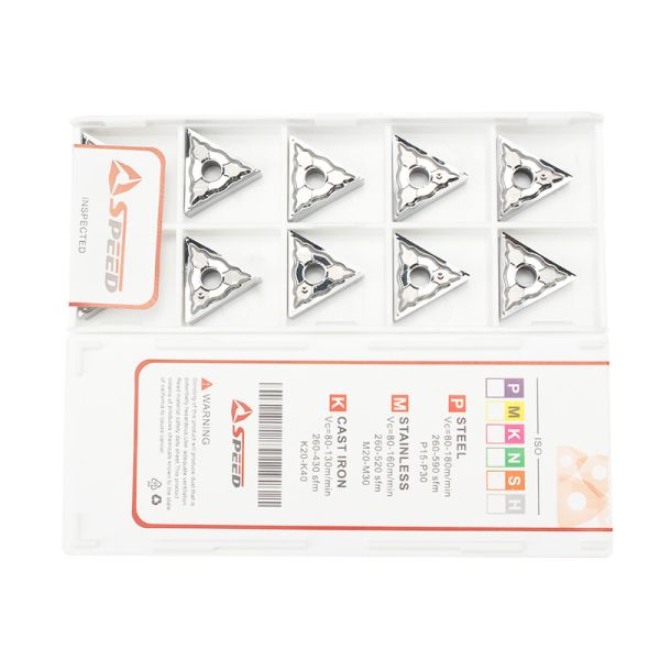 TNMG160408 TNMG Wear Resistant Carbide CNC Aluminum Inserts Polished / DLC Coated