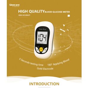 Quality No Coding Blood Glucose Monitoring System High Accuracy Wild Hematocrit Range for sale