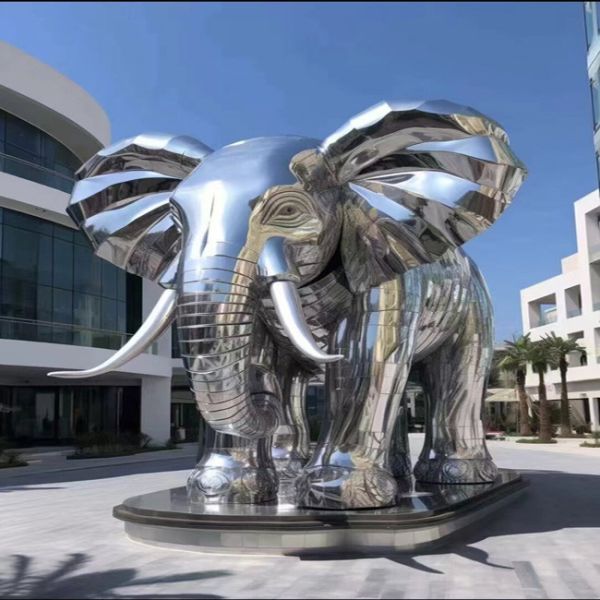 Buy Custom Outdoor Powder Coated 316L Stainless Steel Animal Sculpture at wholesale prices