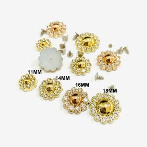 2021 hotsale wholesale gold fashion crystal plastic diamond pearl decorative