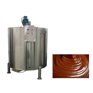 SUS304 Compound Chocolate Holding Tank 2200lb With H Shape Stirrer