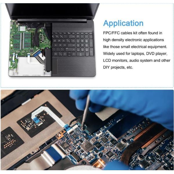 Durable FFC Cable Assembly Featuring High Flexibility and Precision Pitch