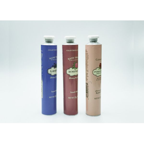 Buy D25MM 25G Aluminium Cosmetic Tubes , 0.9OZ Hand Cream Tube Open Thread M11 at wholesale prices