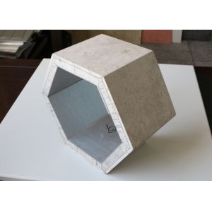 20MM Silver Honeycomb Composite Panels , Economical And Aesthetic Honeycomb