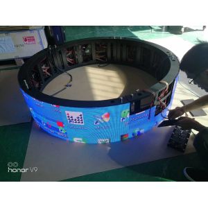 Quality Irregular Surface Resolution P3 111111p/M2 Flexible Led Module for sale