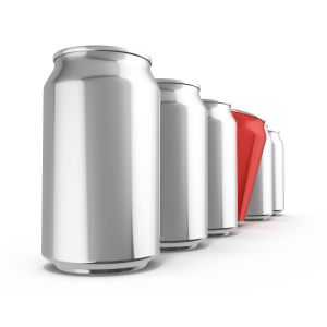 Quality SGS Fluorescence Aluminum Soda Can , 255ml Empty Tin Cans for sale